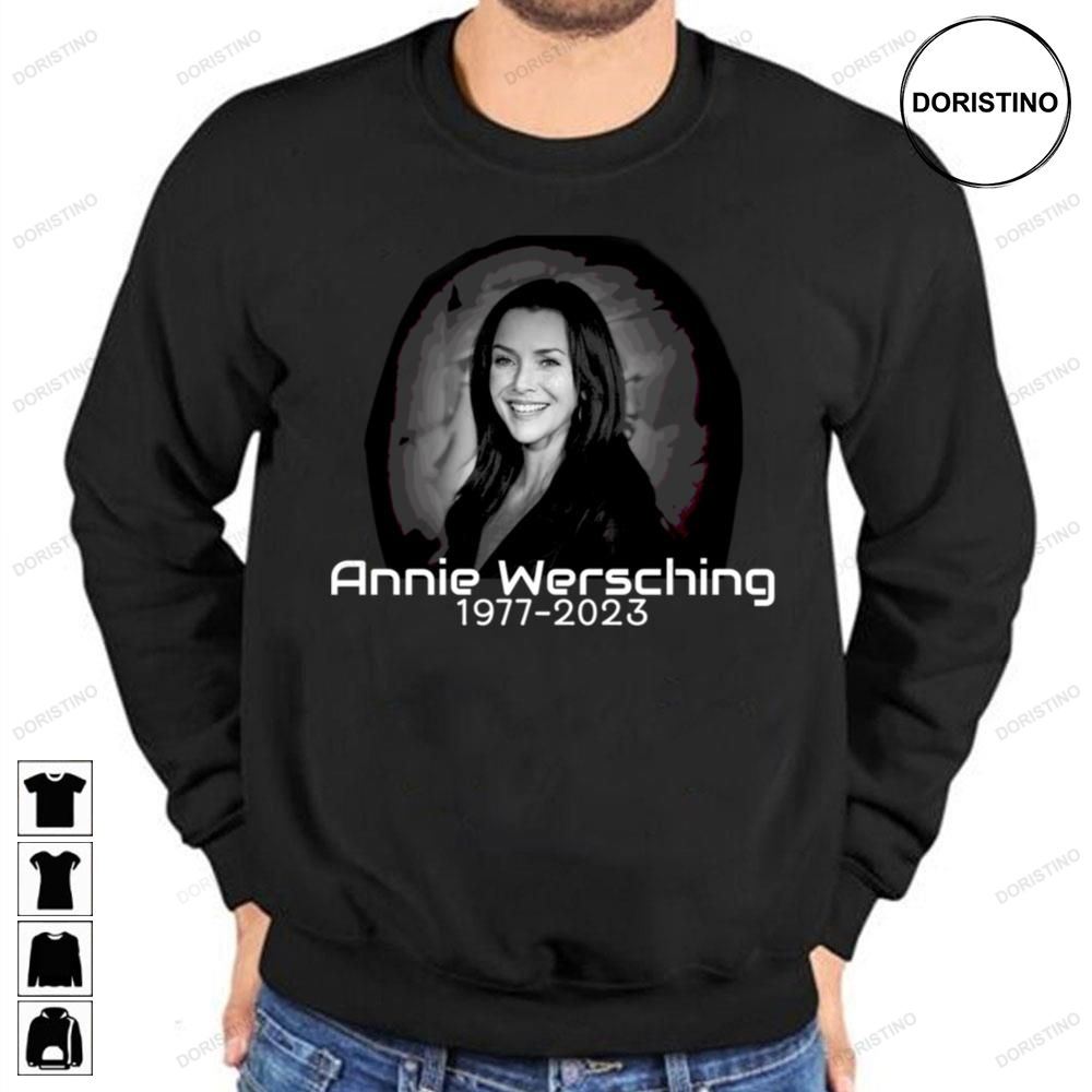 Rip Annie Wersching 1977 2023 Thank You For The Memories Limited Edition T-shirts
