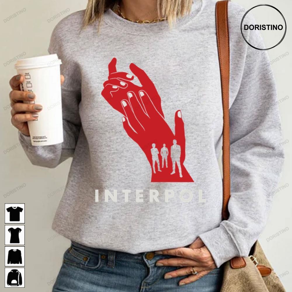 Rock Interpol Hands Red Awesome Shirts