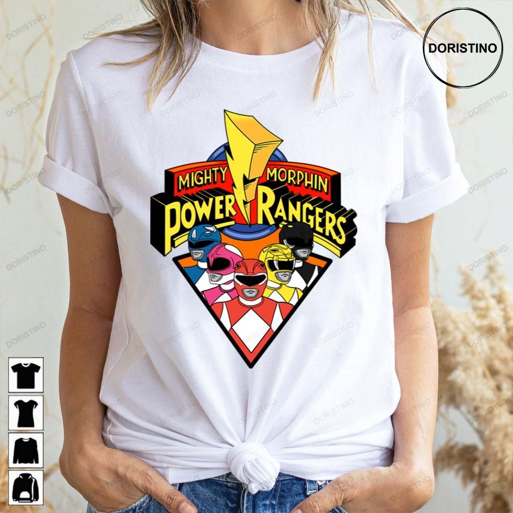 Mighty Morphin Power Rangers Doristino Awesome Shirts