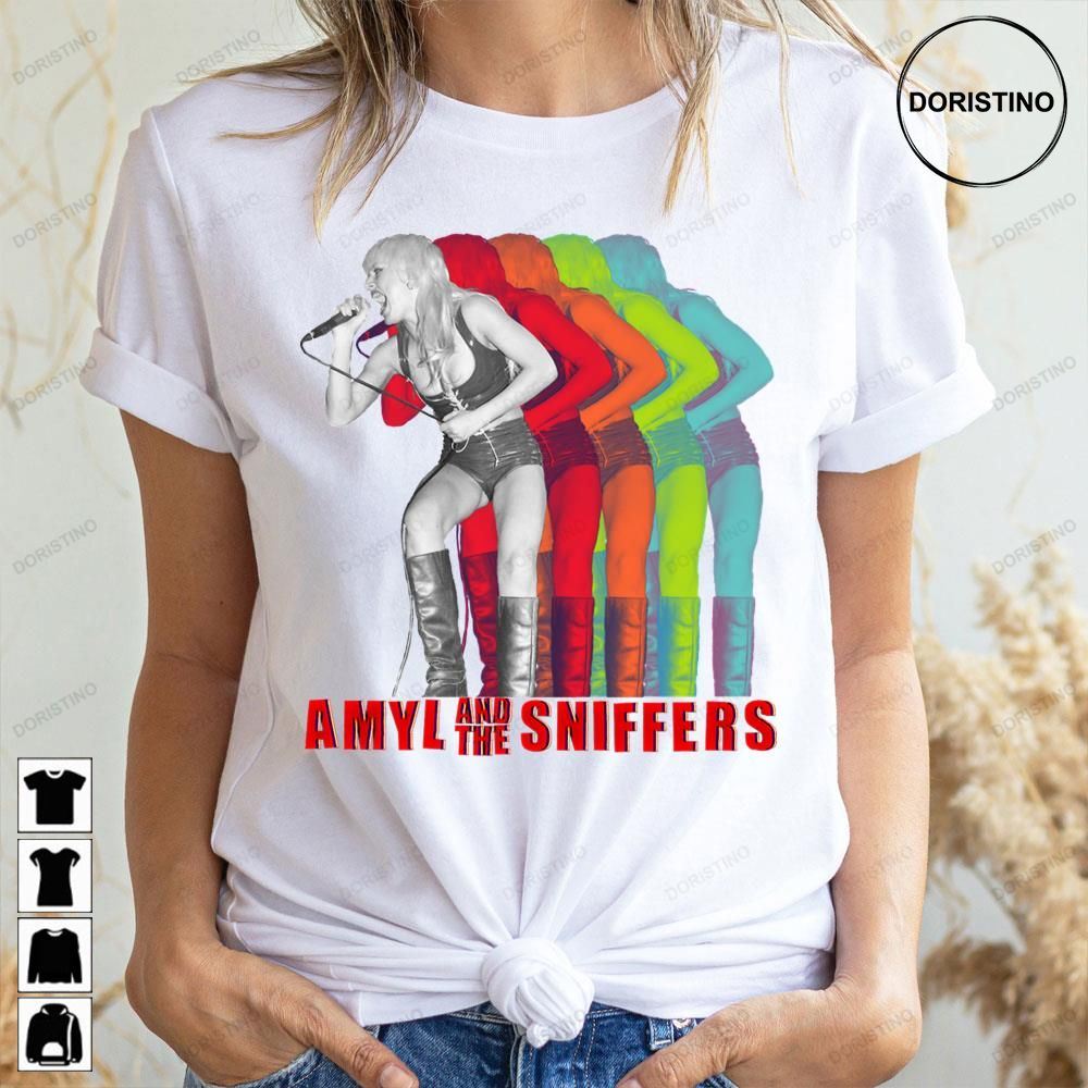 Multicolor Amyl And The Sniffers Doristino Limited Edition T-shirts
