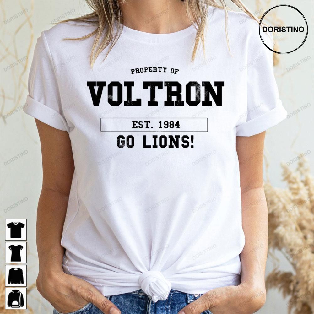 Property Of Voltron Go Lions Doristino Trending Style