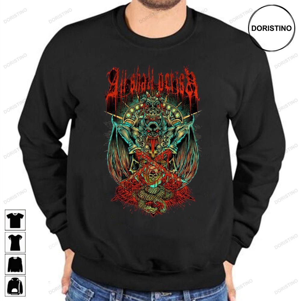 All Shall Perish Deathcore Band Graphic Art Limited Edition T-shirts