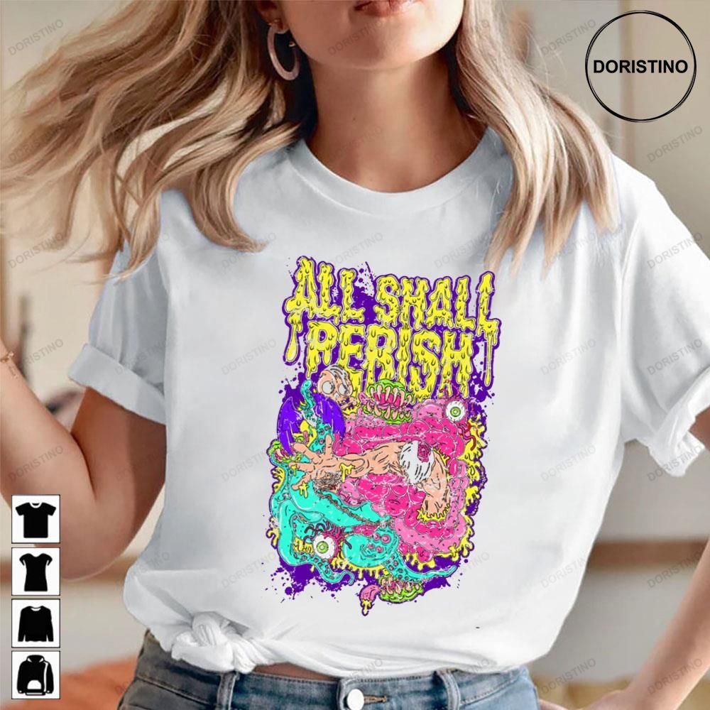 All Shall Perish Deathcore Band Heads Up Awesome Shirts