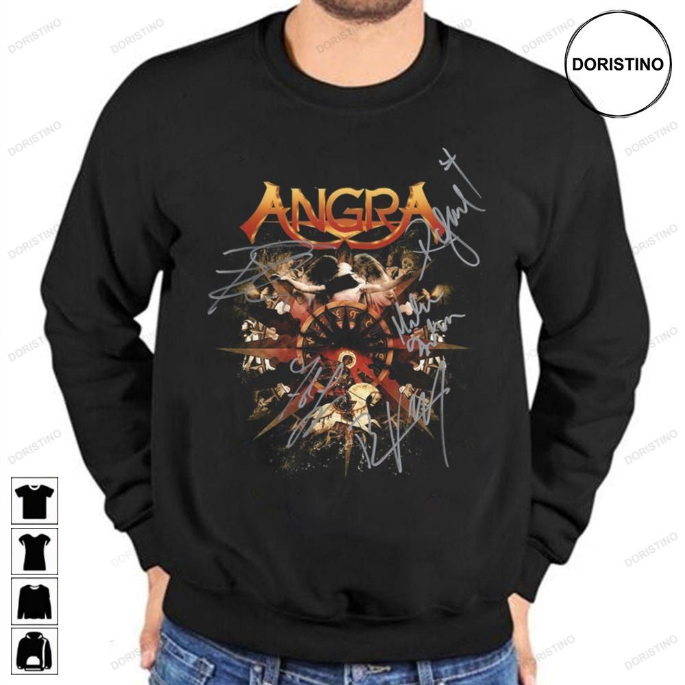 Angra Power Metal Band Signature Awesome Shirts