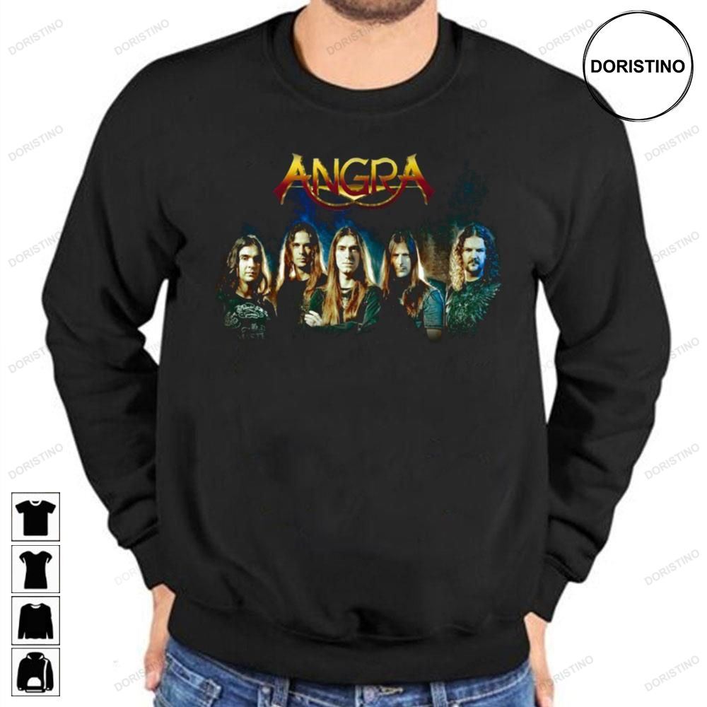 Angra Power Metal Band Team Photo Awesome Shirts