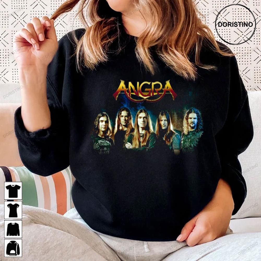 Angra Power Metal Band Team Photo Awesome Shirts