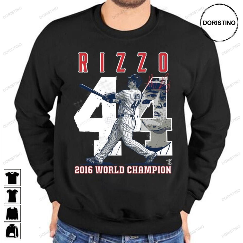 Anthony Rizzo Player Number 2016 World Champion Baseball Limited Edition T-shirts