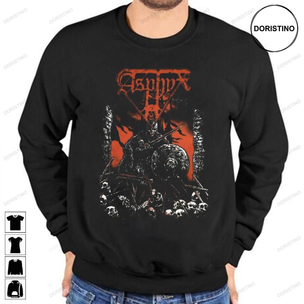 Asphyx Rebellious Heart Death Metal Band Limited Edition T-shirts