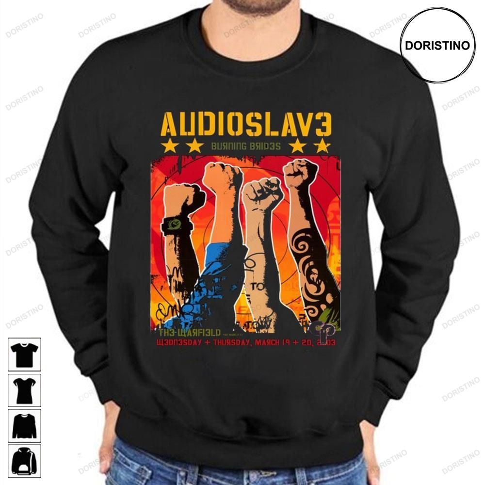 Audioslave Burning Brides Limited Edition T-shirts