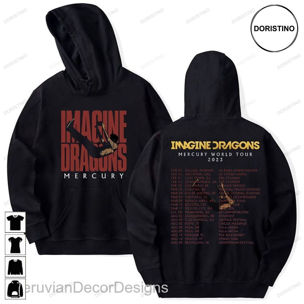2023 Imagine Dragon Mercury World Tour Imagine Dragon Awesome Shirts