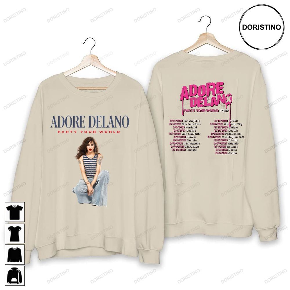Adore Delano World Tour 2023 Adore Delano Concert 2023 Limited Edition T-shirts