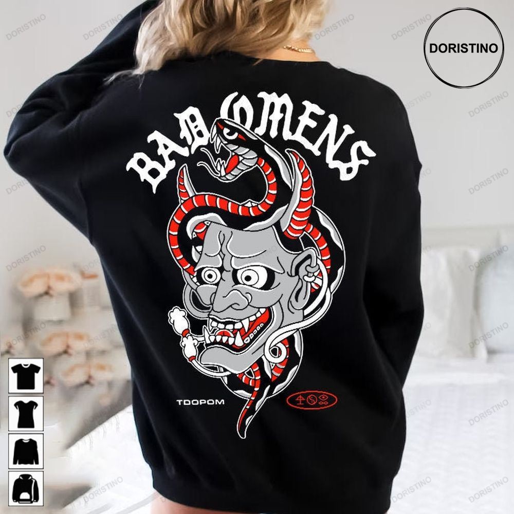 Bad Omens Band Hannya 2022 2023 A Tour Of The Limited Edition T-shirts