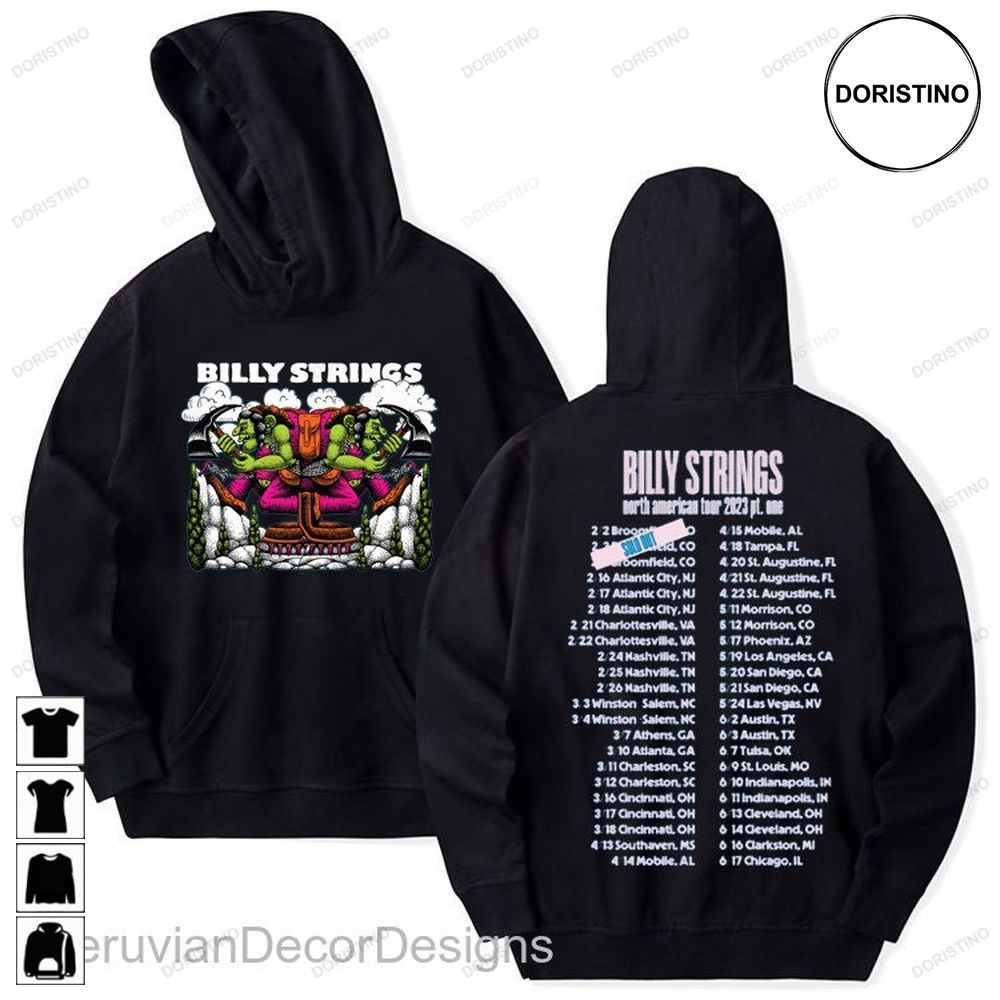 Billy Strings North American Tour 2023 Billy Strings Awesome Shirts