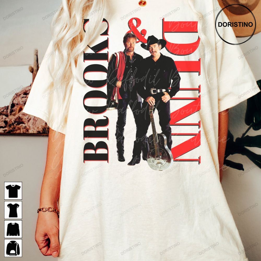 Brooks Dunn Graphic Country Band Reboot Tour 2023 Awesome Shirts
