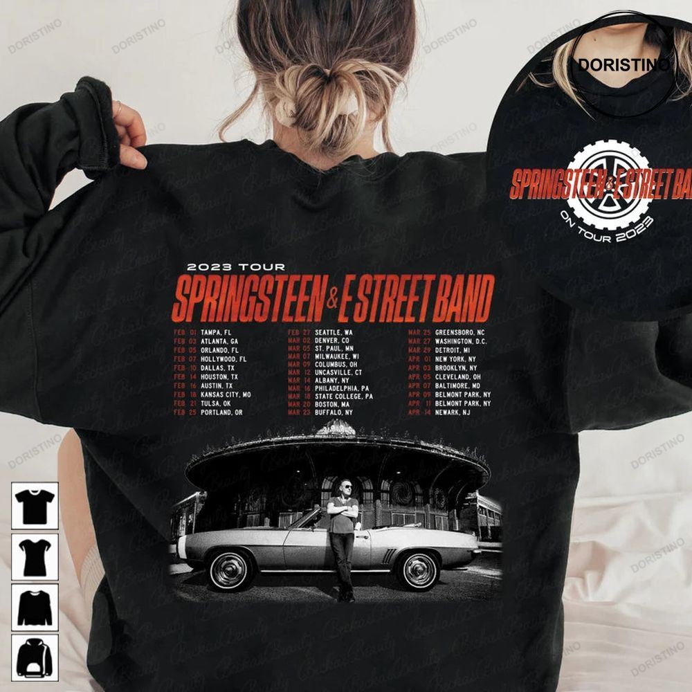 Bruce Springsn E Street Band First 2023 Tour Awesome Shirts