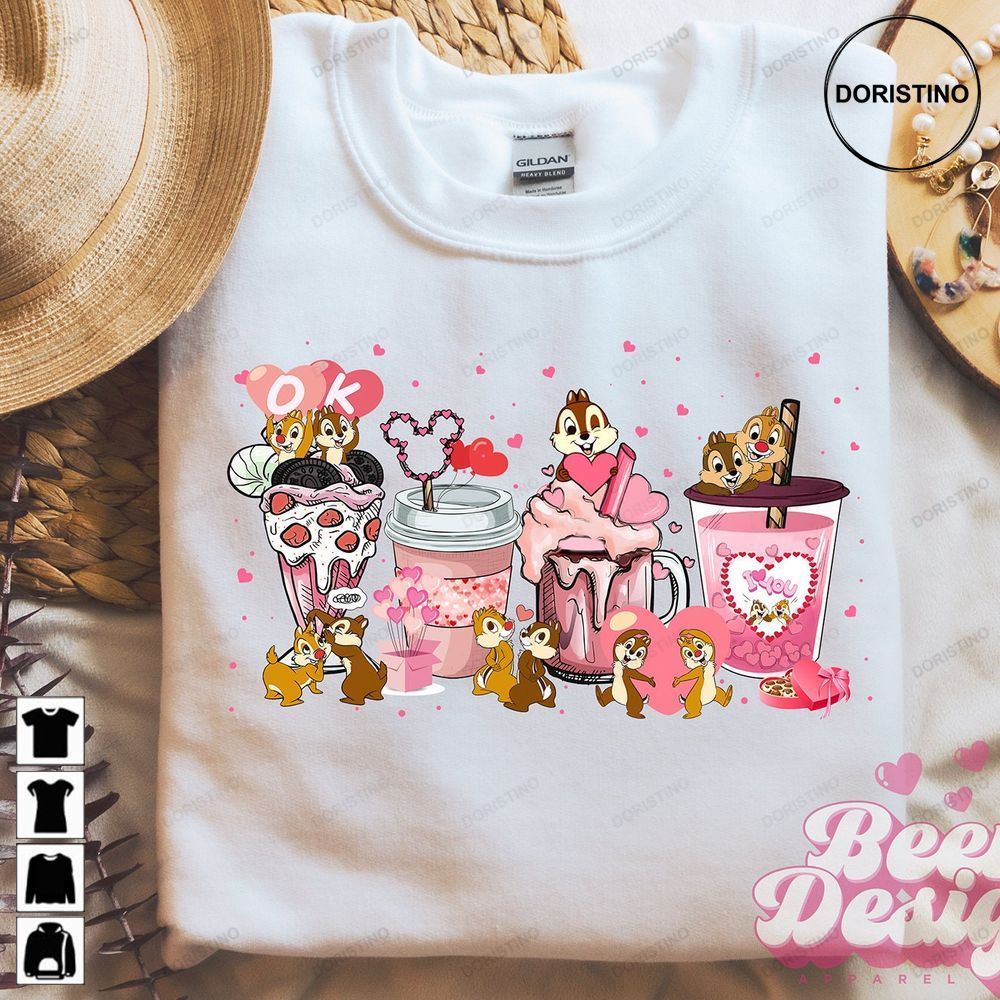 Chip And Dale Valentines Disney Outfit Gifts For Awesome Shirts