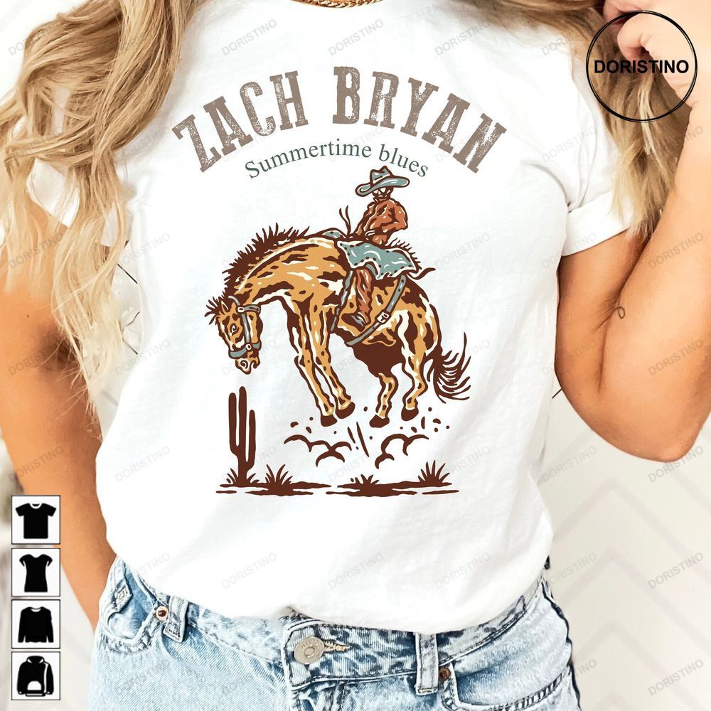 Custom Zach Bryan Crewneck Zach-bryan Cowboy Limited Edition T-shirts