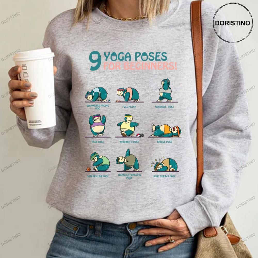 9 Snorlax Yoga Poses For Beginners Shirt