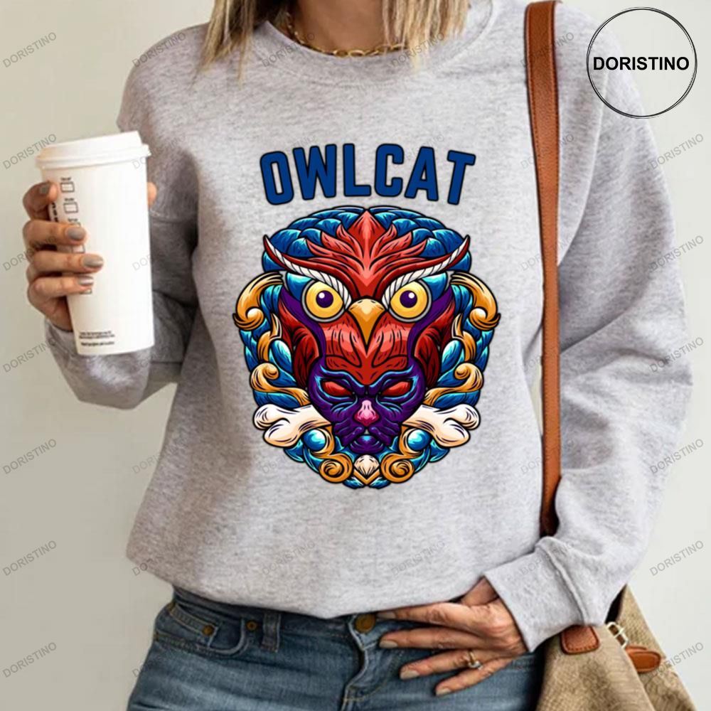 A Cat And An Owl Owlcat Shirt