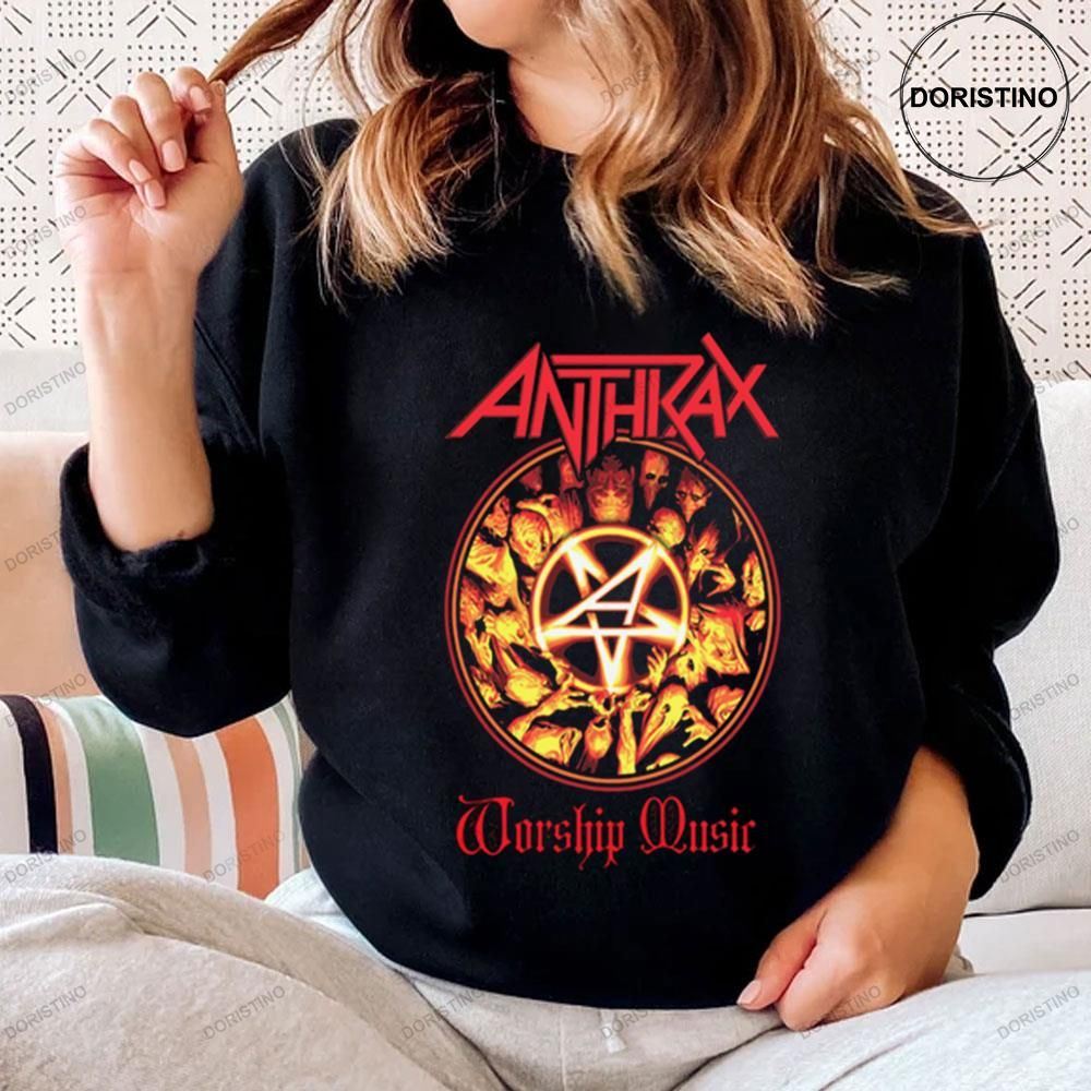 Anthrax Worship Music Heavy Metal Music Merchandise Shirt