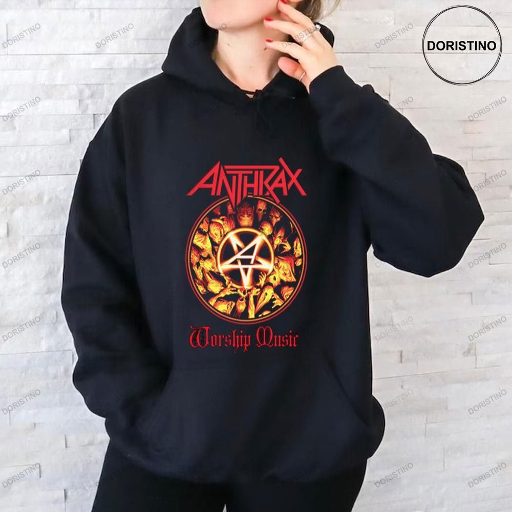 Anthrax Worship Music Heavy Metal Music Merchandise Shirt