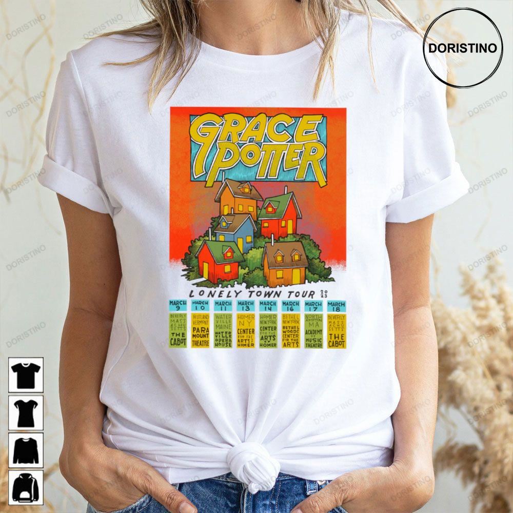 Grace Potter Lonely Tour 2023 Limited Edition T-shirts