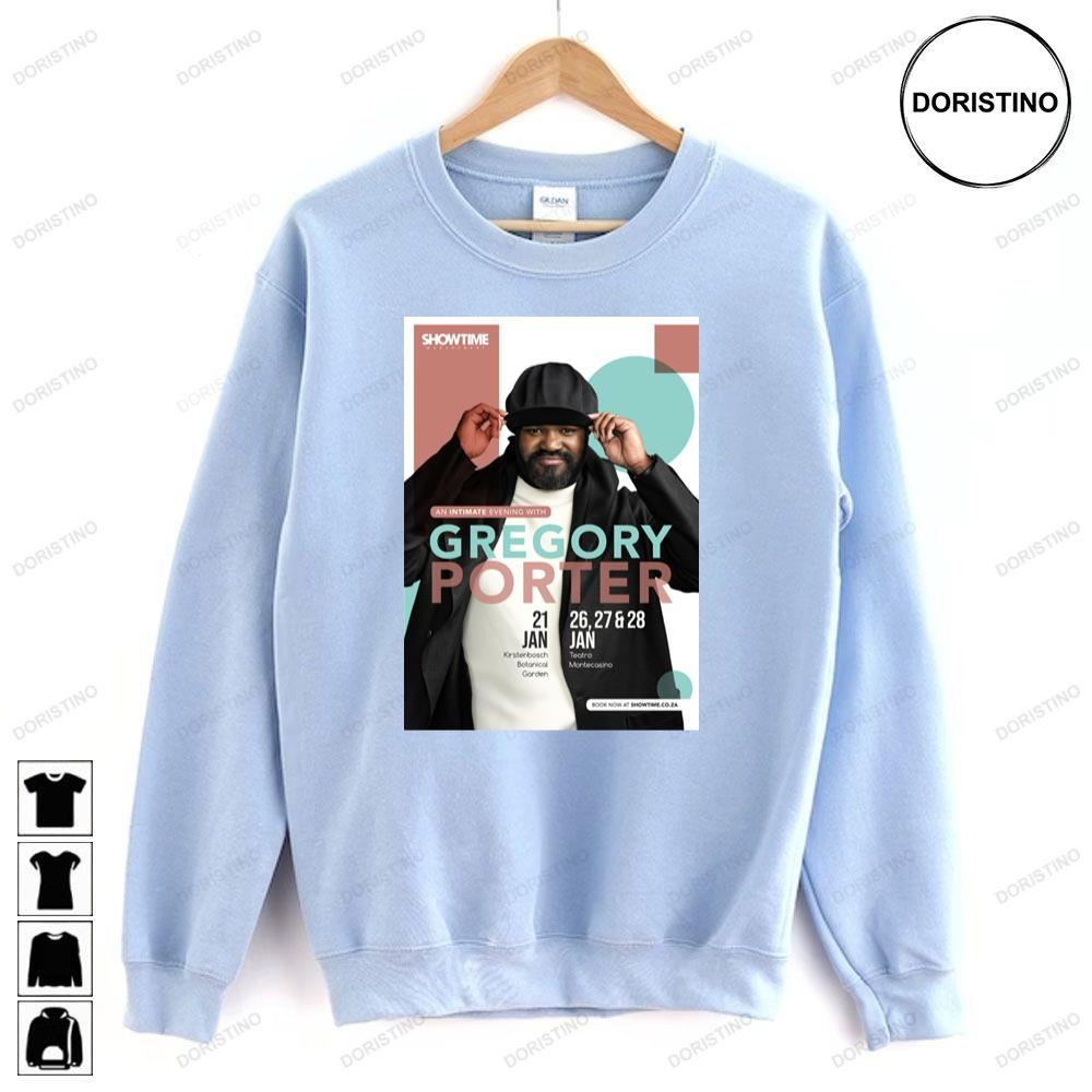 Gregory Porter Jan 2023 Tour Limited Edition T-shirts