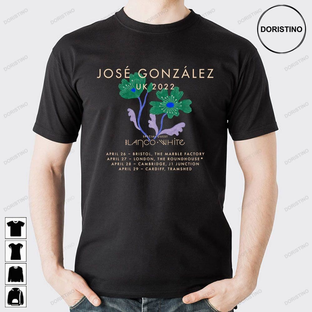 Jose Gonzalez 2022 Tour Awesome Shirts