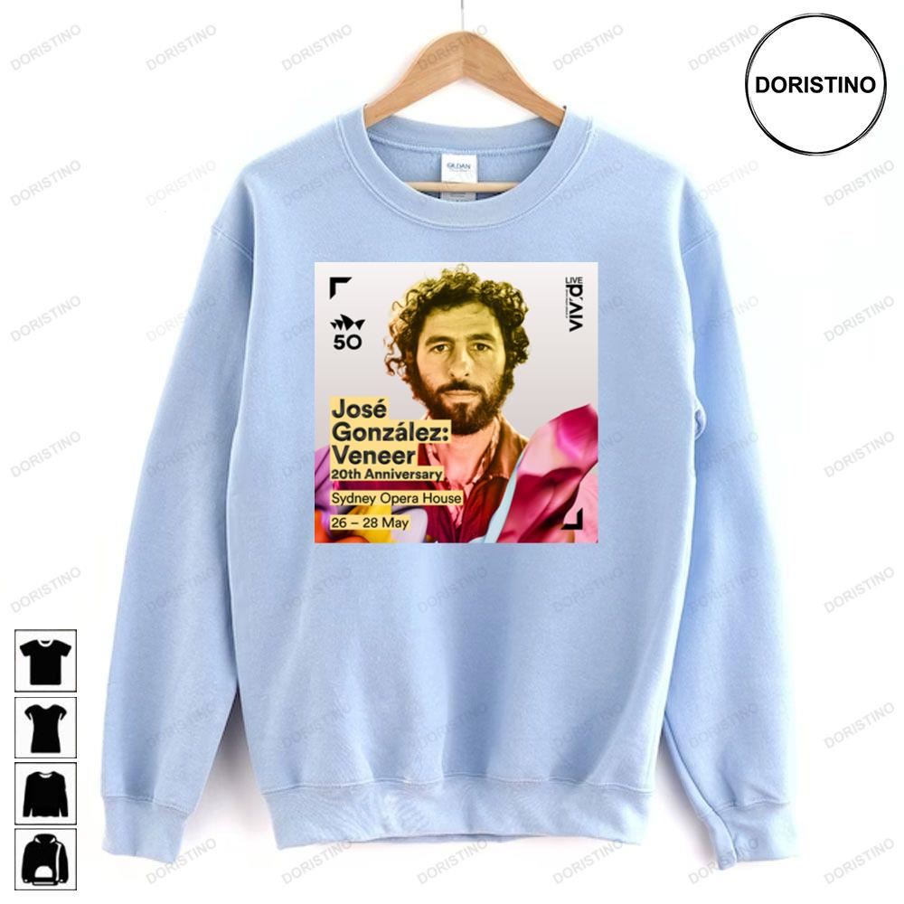 Jose Gonzalez 20th 2023 Tour Limited Edition T-shirts