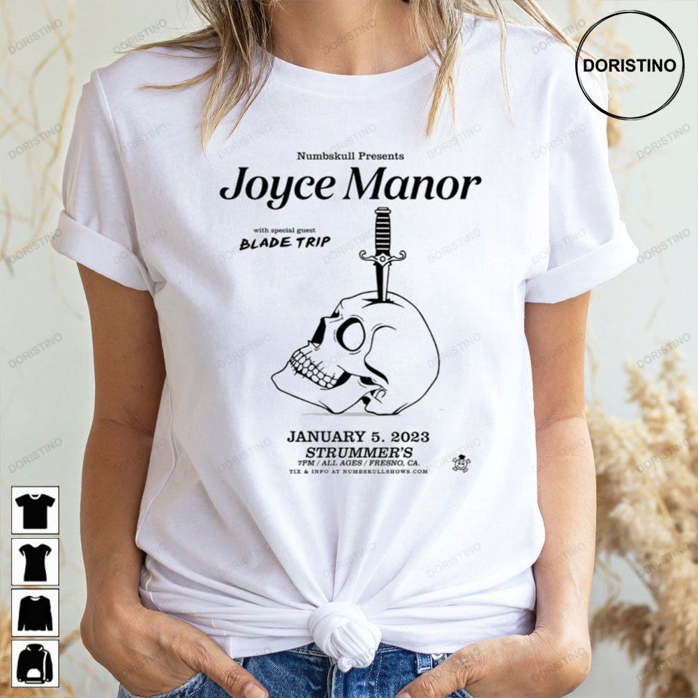 Joyce Manor 2023 With Blade Trip Limited Edition T-shirts