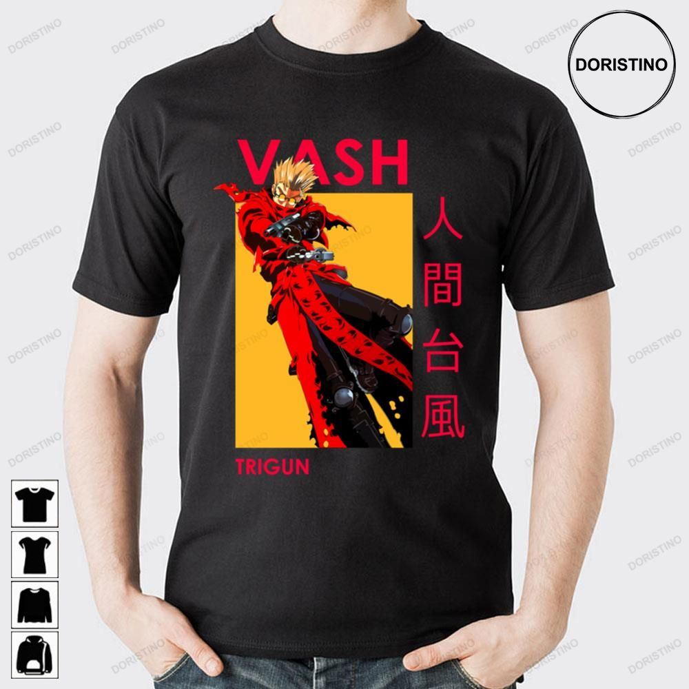Trigun Vash The Stampede Dual Wield Anime Limited Edition T-shirts