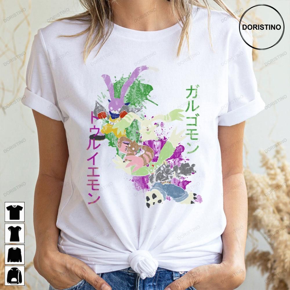 Twin Beasts In The Chion Level Digimon Adventure Limited Edition T-shirts