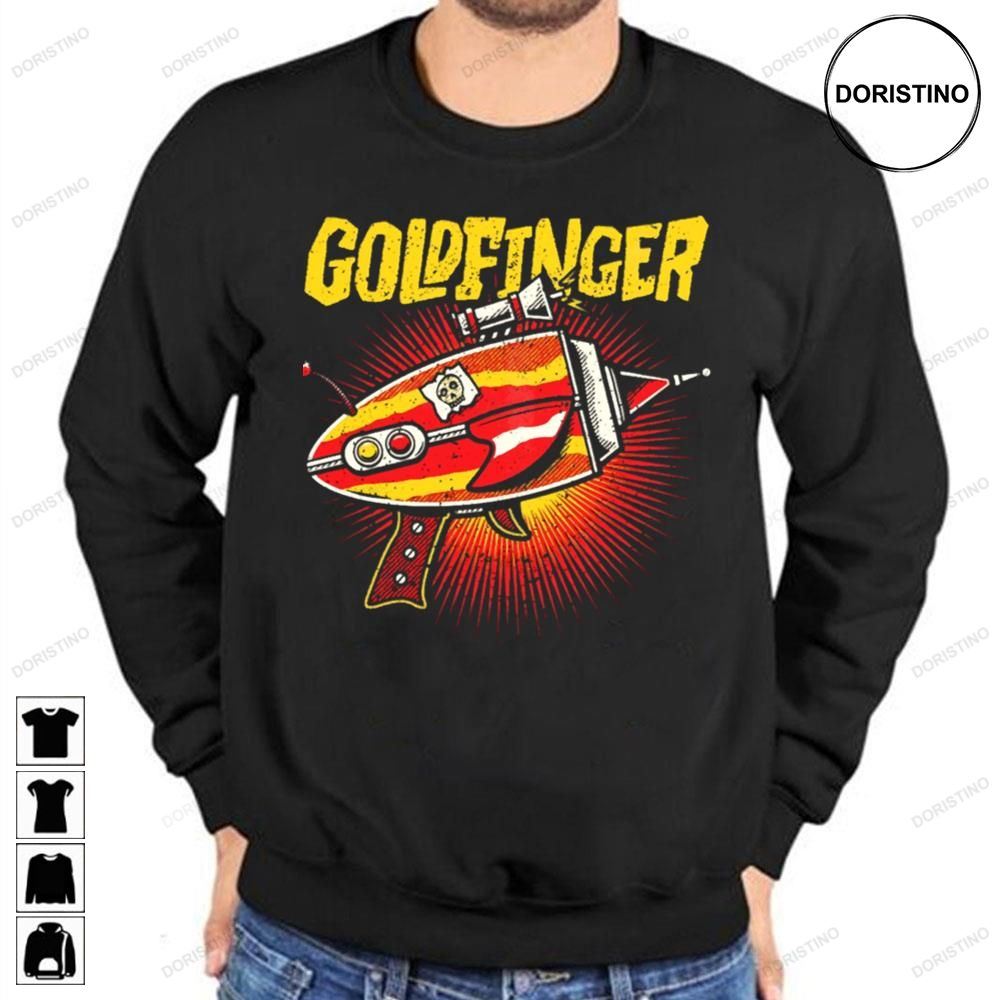 Vintage Retro Goldfinger Trending Style