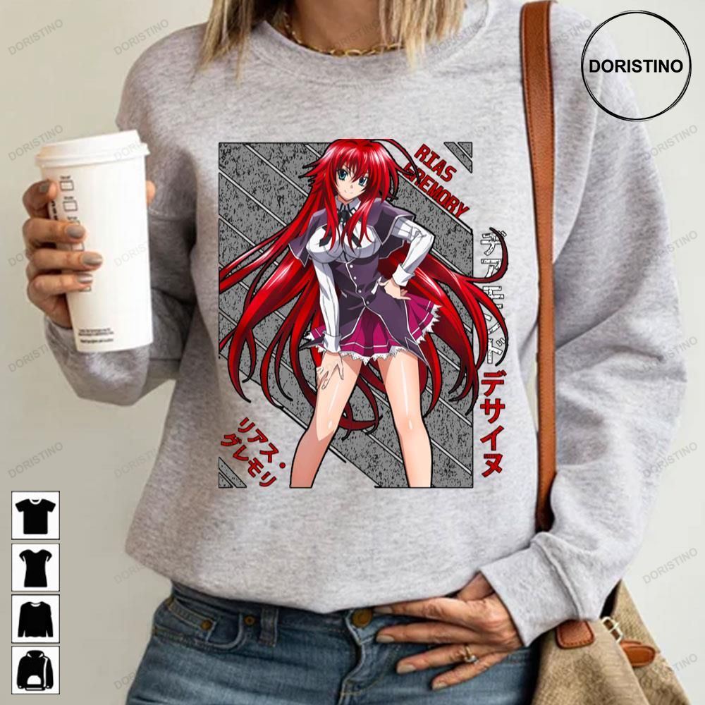 Vintage Rias Gremory High School Dxd Limited Edition T-shirts