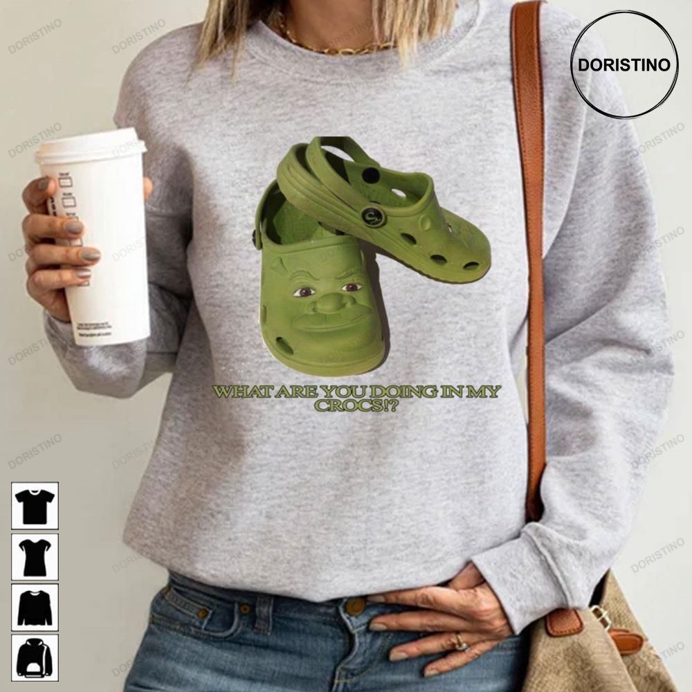 What are you doing in my Shrek Crocs | Tote Bag