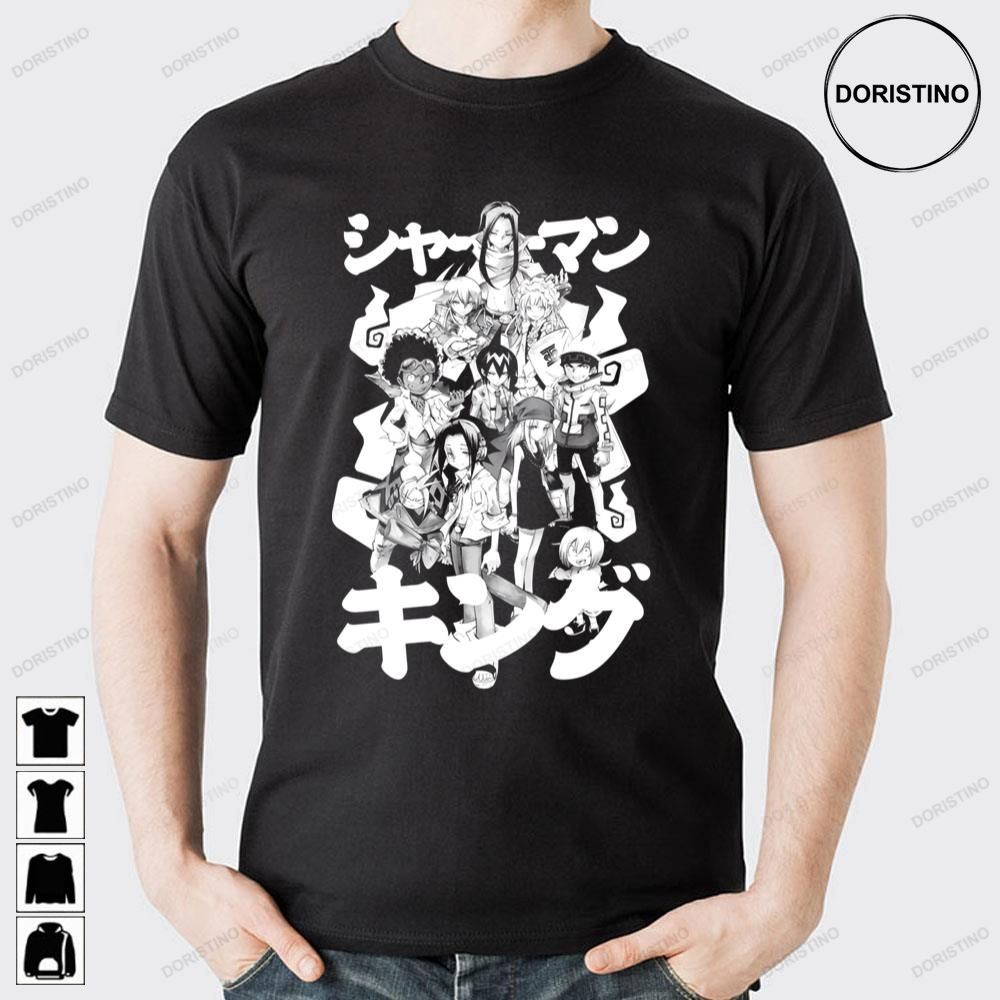 White Characters Shaman King Limited Edition T-shirts