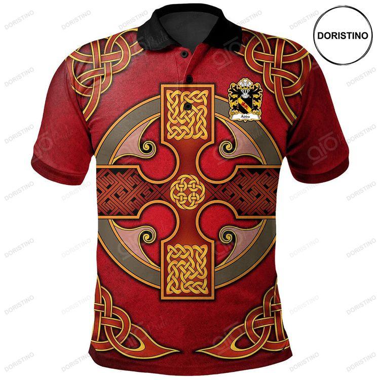 Adda Of Mochnant Welsh Family Crest Polo Shirt Vintage Celtic Cross Red Doristino Polo Shirt|Doristino Awesome Polo Shirt|Doristino Limited Edition Polo Shirt}