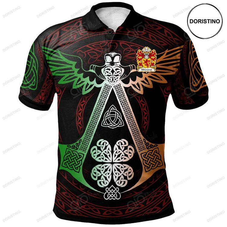 Albanacus Son Of Brutus Welsh Family Crest Polo Shirt Irish Celtic Symbols And Ornaments Doristino Polo Shirt|Doristino Awesome Polo Shirt|Doristino Limited Edition Polo Shirt}