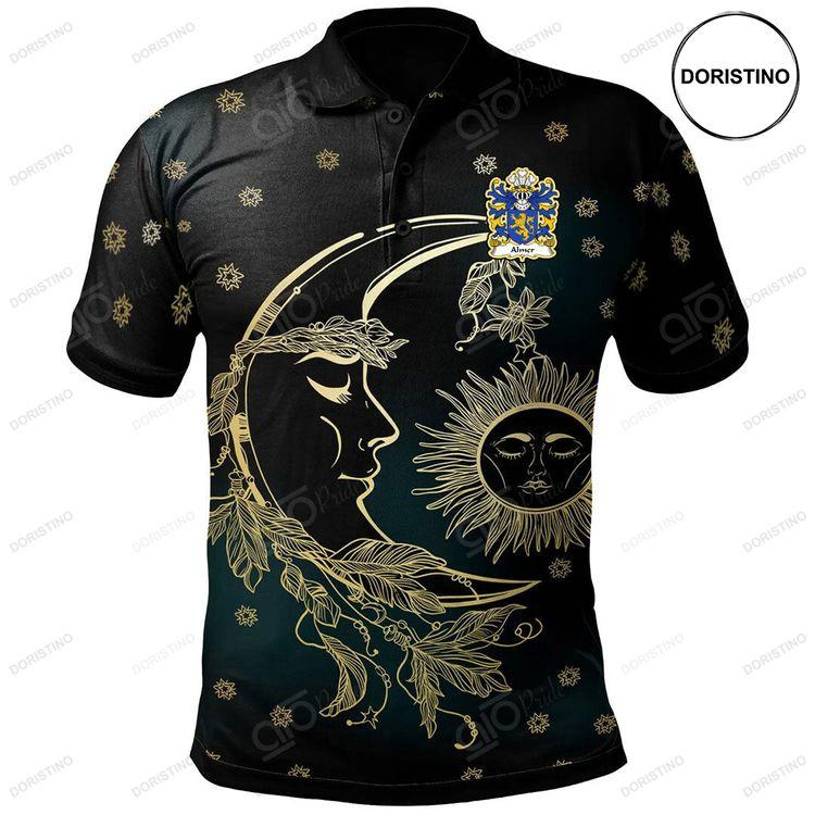 Almer Of Pant Locyn Denbighshire Welsh Family Crest Polo Shirt Celtic Wicca Sun Moons Doristino Polo Shirt|Doristino Awesome Polo Shirt|Doristino Limited Edition Polo Shirt}