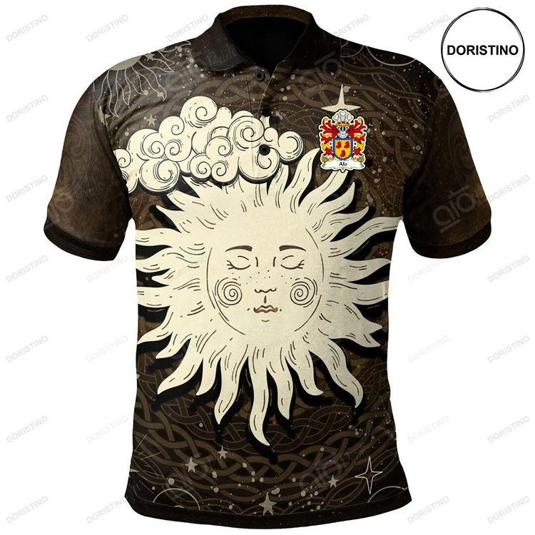Alo Ab Ithel King Of Gwent Welsh Family Crest Polo Shirt Celtic Wicca Sun Moon Doristino Polo Shirt|Doristino Awesome Polo Shirt|Doristino Limited Edition Polo Shirt}