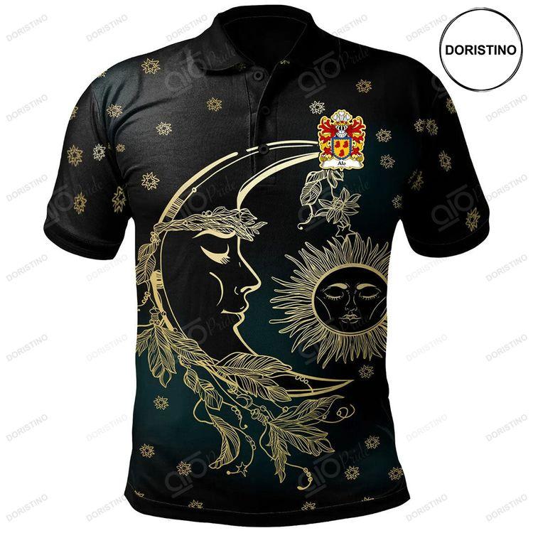 Alo Ab Ithel King Of Gwent Welsh Family Crest Polo Shirt Celtic Wicca Sun Moons Doristino Polo Shirt|Doristino Awesome Polo Shirt|Doristino Limited Edition Polo Shirt}