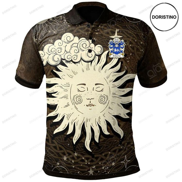 Andrewe Of Herefordshire Welsh Family Crest Polo Shirt Celtic Wicca Sun Moon Doristino Polo Shirt|Doristino Awesome Polo Shirt|Doristino Limited Edition Polo Shirt}