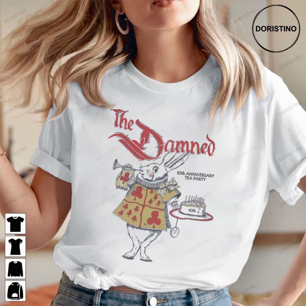10th Anniversary Tea Party The Damned Limited Edition T-shirts