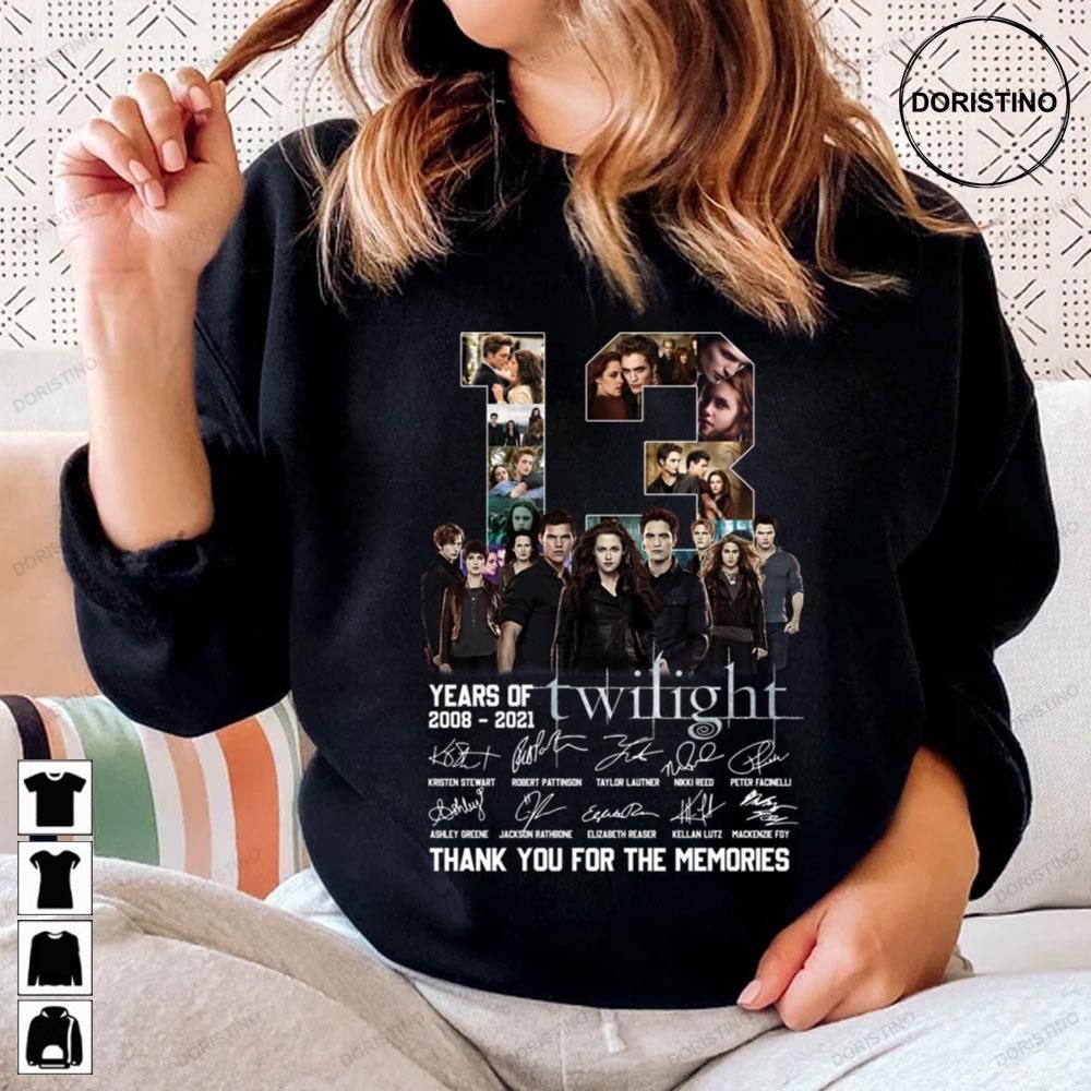 13 Years Of The Twilight Saga Signature Limited Edition T-shirts