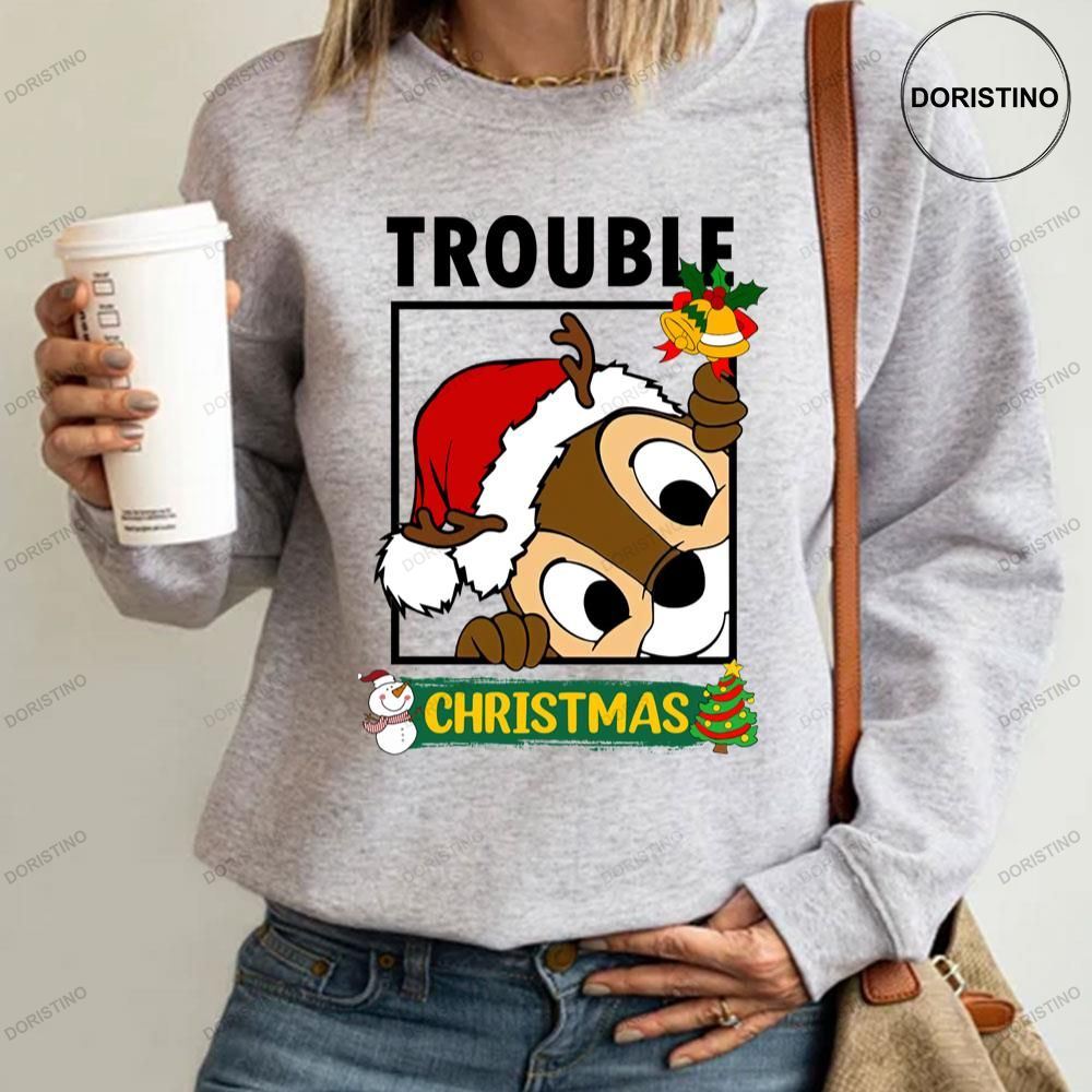 Chip Trouble Christmas Shirt