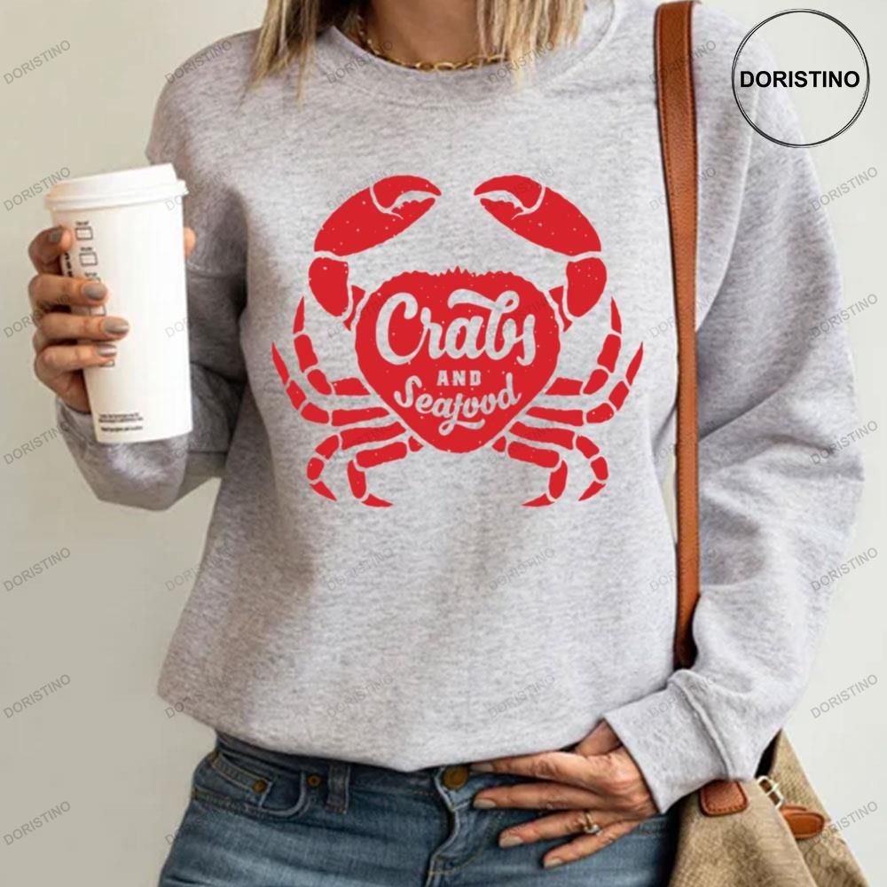 Crabs And Seafood Abstract Shirts