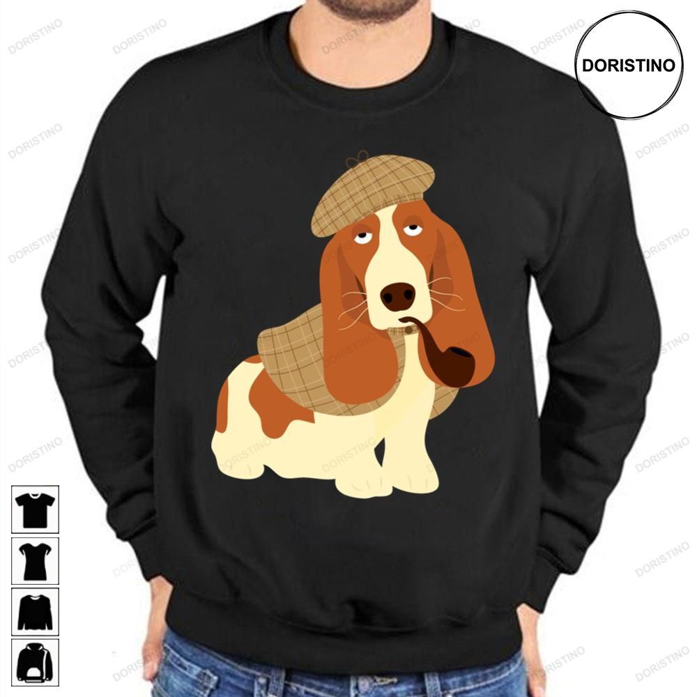 Sherlock Holmes Basset Hound Limited Edition T-shirts