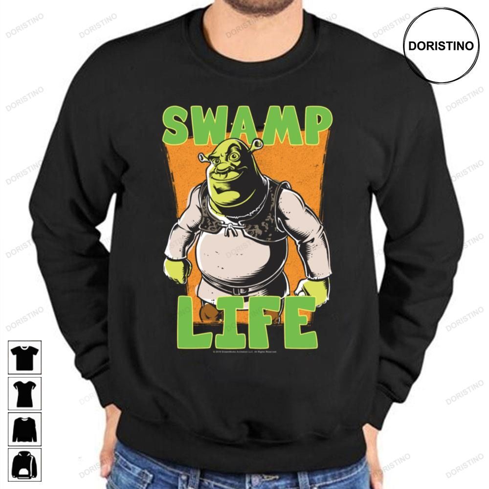 Shrek Cartoon Swamp Life Trending Style