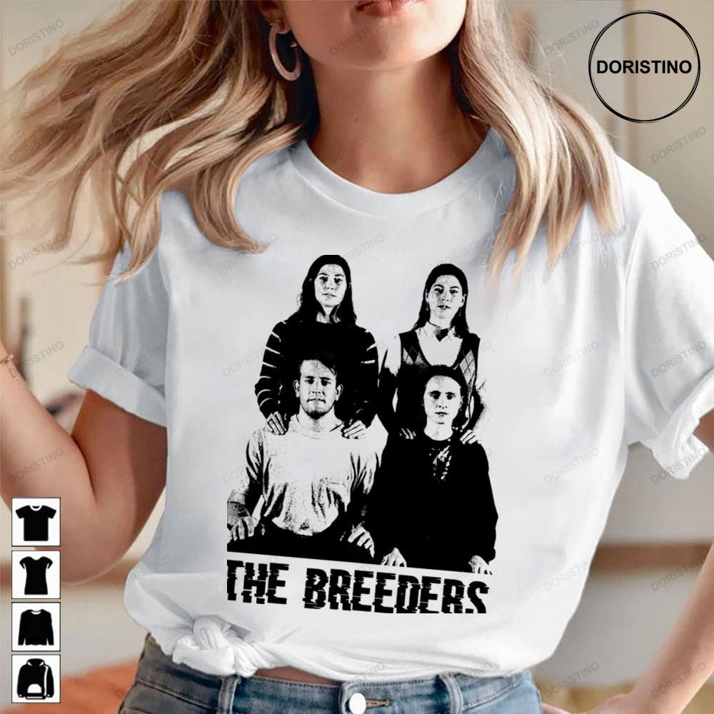 The Breeders Black Members Awesome Shirts