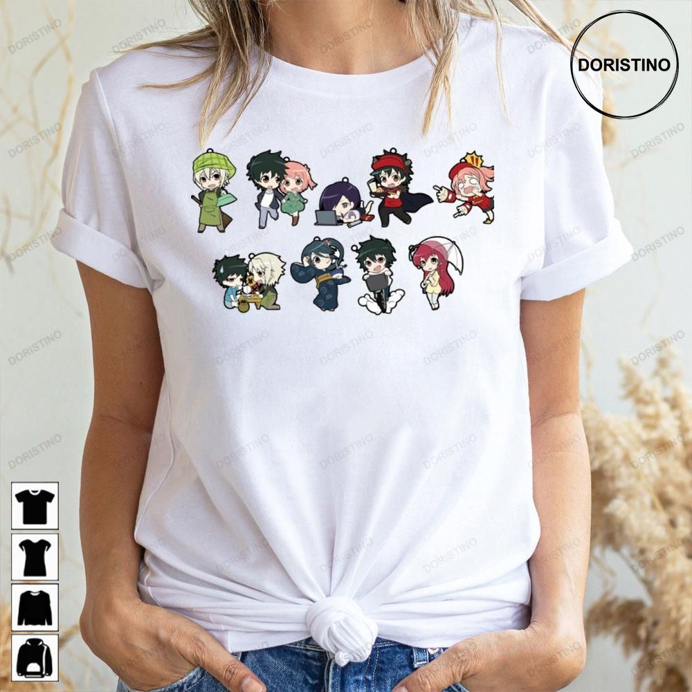 The Devil Is A Part Timer Chibi Characters Limited Edition T-shirts